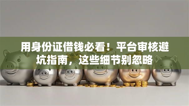 用身份证借钱必看！平台审核避坑指南，这些细节别忽略