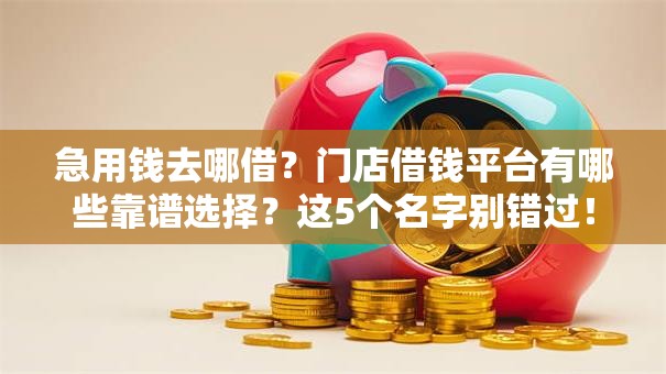 急用钱去哪借？门店借钱平台有哪些靠谱选择？这5个名字别错过！
