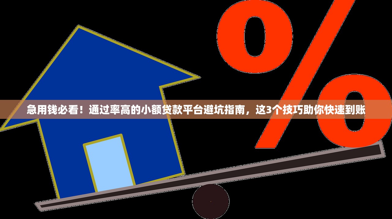 急用钱必看！通过率高的小额贷款平台避坑指南，这3个技巧助你快速到账