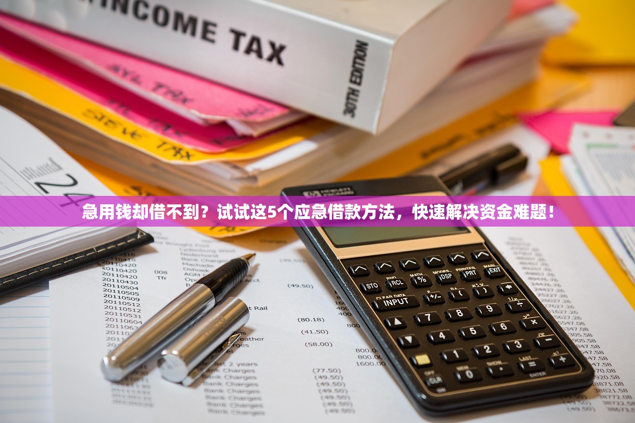 急用钱却借不到?试试这5个应急借款方法,快速解决资金难题! 急用钱却借不到?试试这5个应急借款方法,快速解决资金难题!