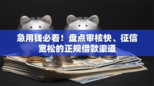 急用钱必看！盘点审核快、征信宽松的正规借款渠道