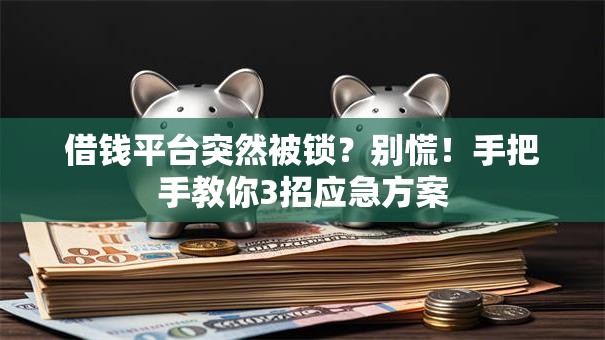 借钱平台突然被锁？别慌！手把手教你3招应急方案