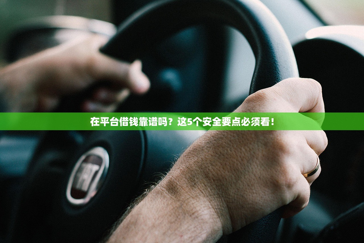 在平台借钱靠谱吗？这5个安全要点必须看！