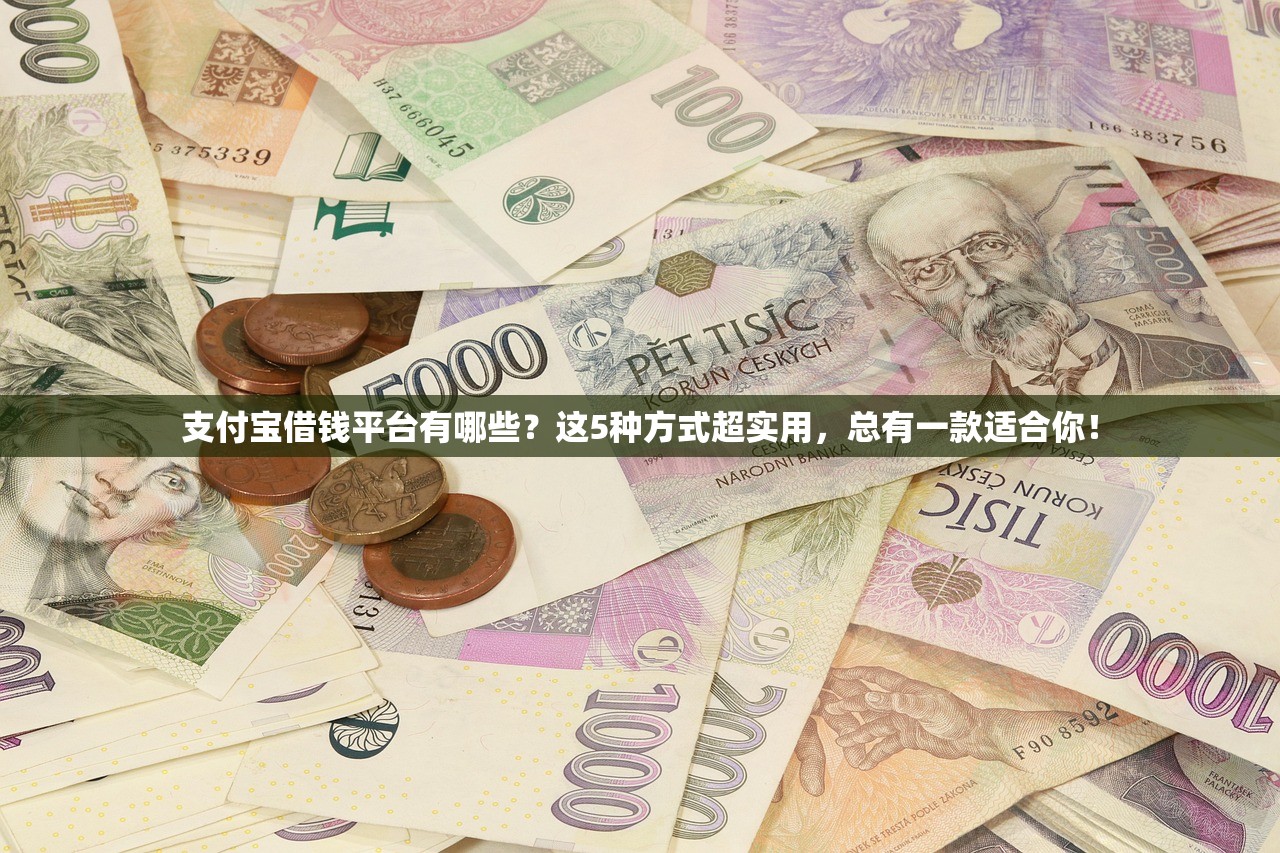 支付宝借钱平台有哪些？这5种方式超实用，总有一款适合你！