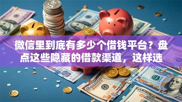 微信里到底有多少个借钱平台？盘点这些隐藏的借款渠道，这样选更安全！