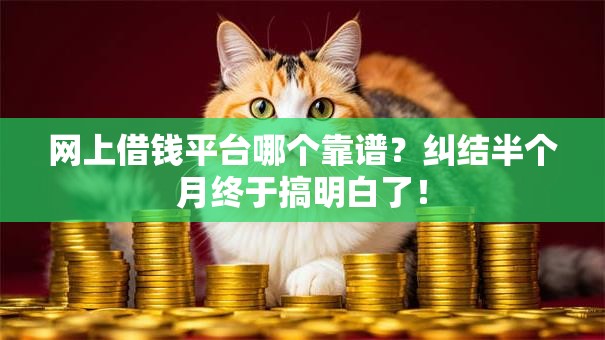 网上借钱平台哪个靠谱？纠结半个月终于搞明白了！