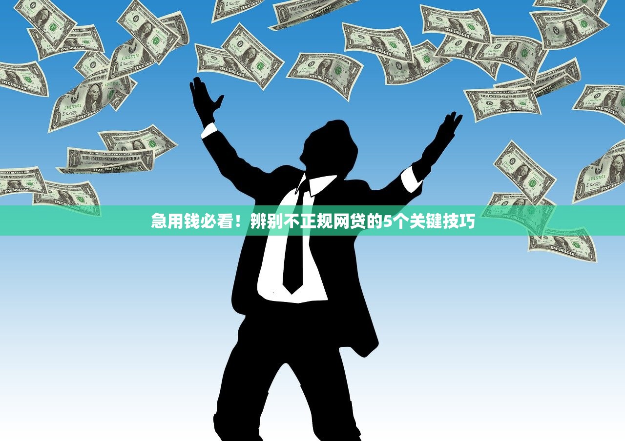 急用钱必看！辨别不正规网贷的5个关键技巧