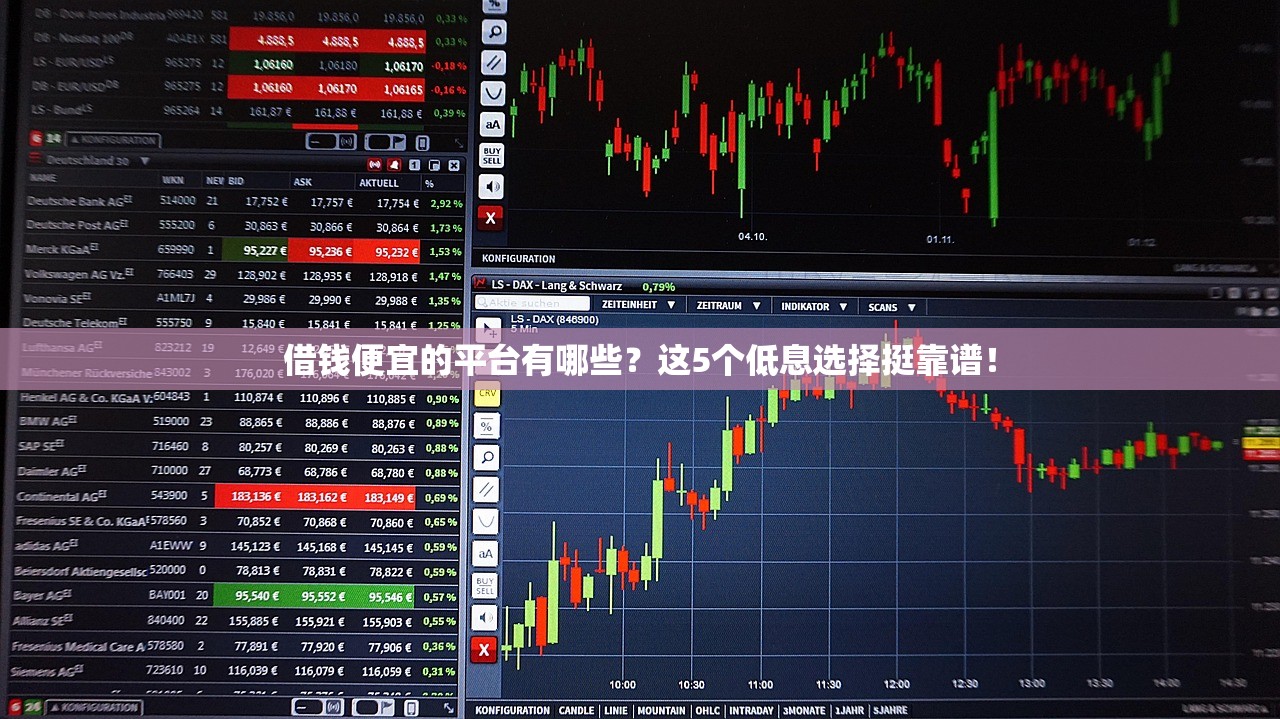 借钱便宜的平台有哪些？这5个低息选择挺靠谱！