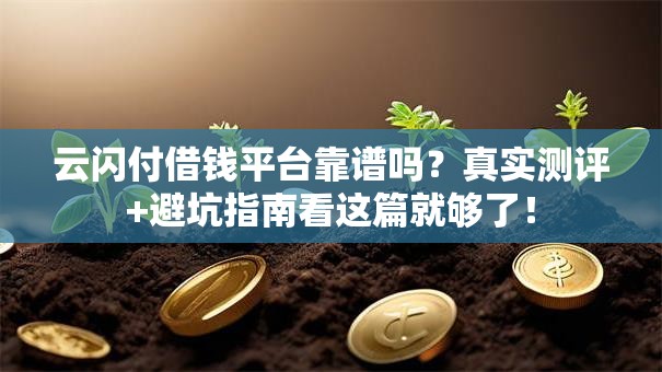 云闪付借钱平台靠谱吗？真实测评+避坑指南看这篇就够了！