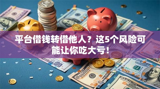 平台借钱转借他人？这5个风险可能让你吃大亏！