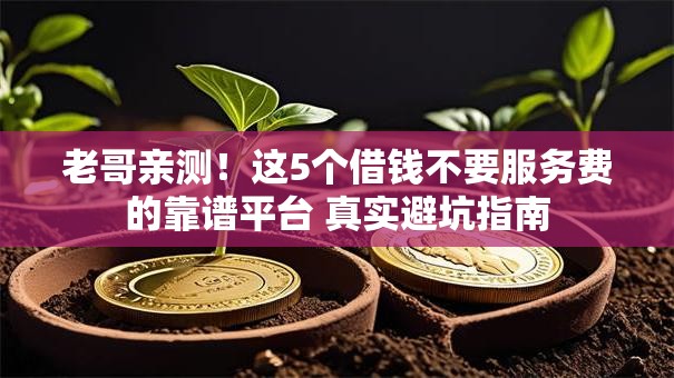 老哥亲测！这5个借钱不要服务费的靠谱平台 真实避坑指南
