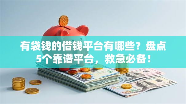 有袋钱的借钱平台有哪些？盘点5个靠谱平台，救急必备！