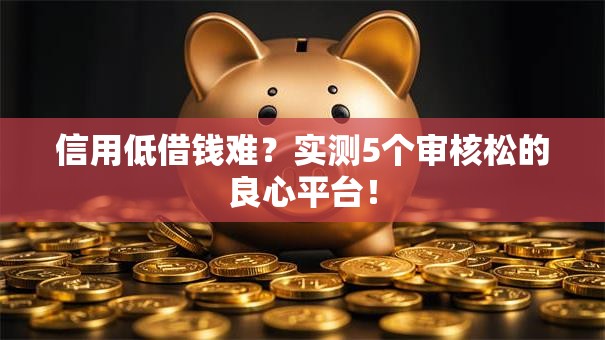 信用低借钱难？实测5个审核松的良心平台！
