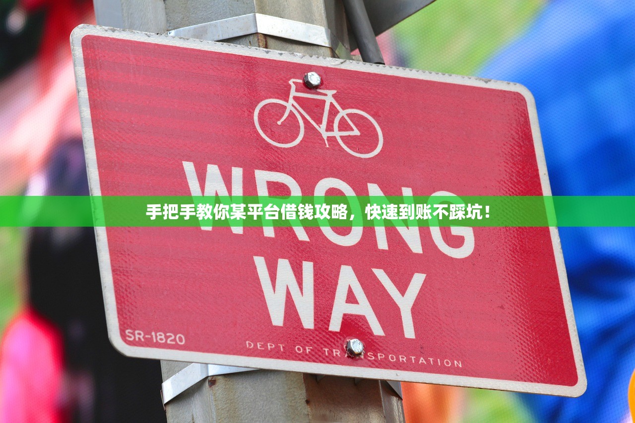 手把手教你某平台借钱攻略，快速到账不踩坑！