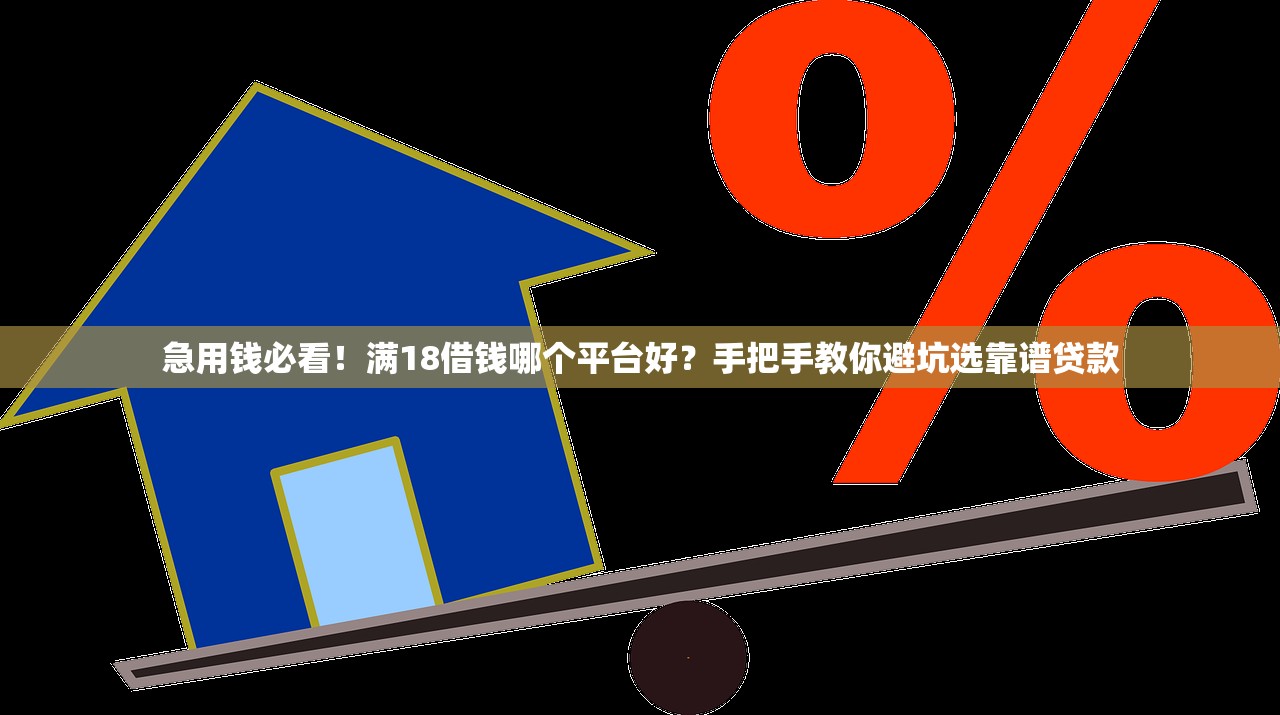 急用钱必看！满18借钱哪个平台好？手把手教你避坑选靠谱贷款
