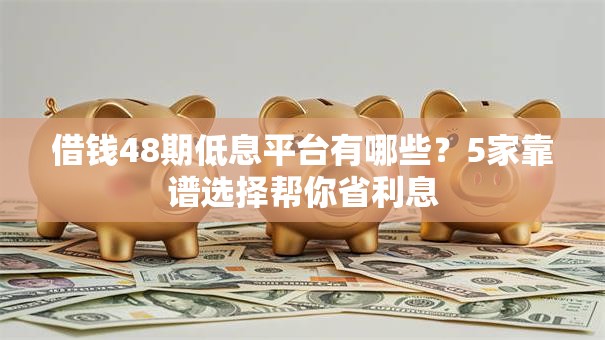 借钱48期低息平台有哪些?5家靠谱选择帮你省利息 借钱48期低息平台有哪些?5家靠谱选择帮你省利息
