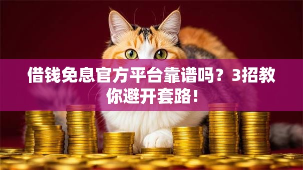 借钱免息官方平台靠谱吗?3招教你避开套路! 借钱免息官方平台靠谱吗?3招教你避开套路!