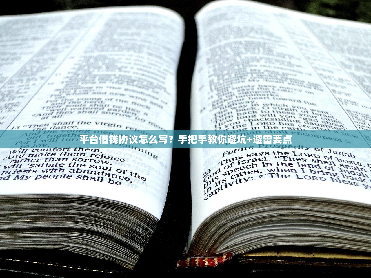 平台借钱协议怎么写？手把手教你避坑+避雷要点