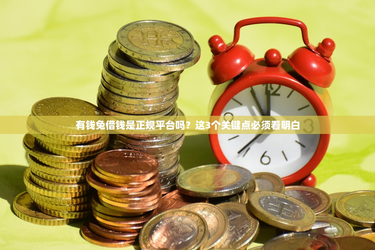 有钱兔借钱是正规平台吗？这3个关键点必须看明白
