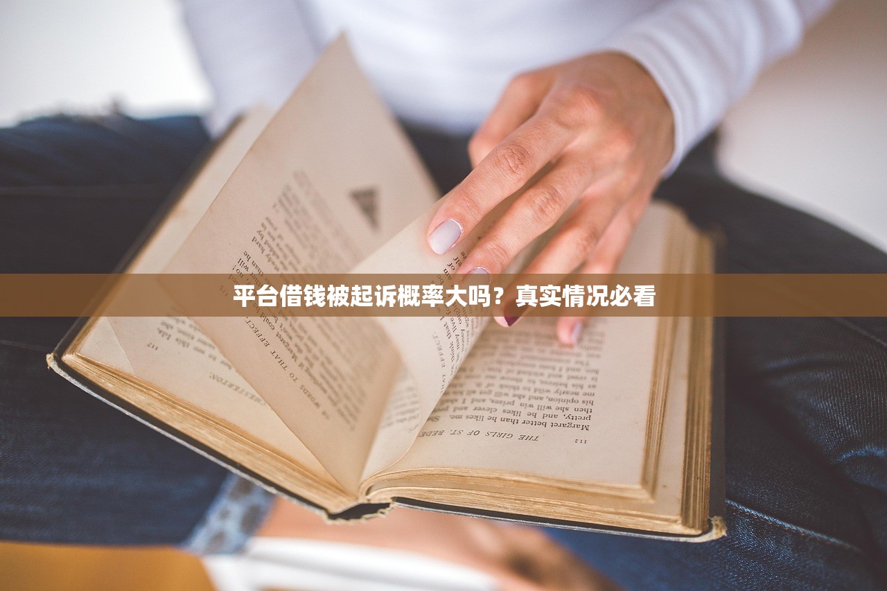 平台借钱被起诉概率大吗？真实情况必看