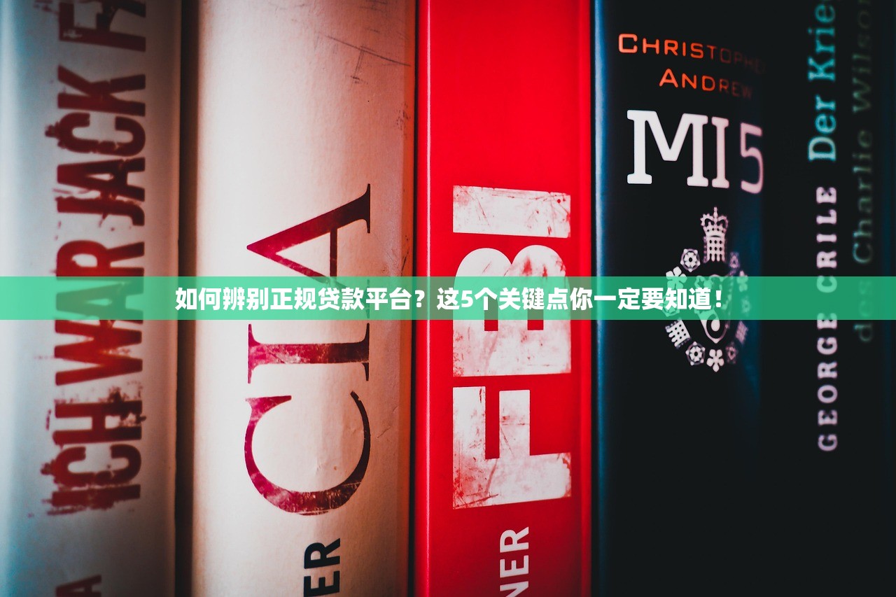 如何辨别正规贷款平台？这5个关键点你一定要知道！
