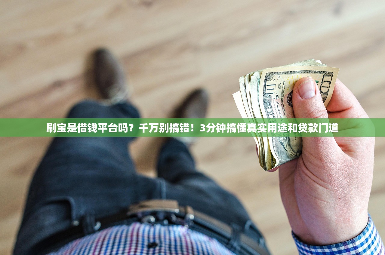 刷宝是借钱平台吗?千万别搞错!3分钟搞懂真实用途和贷款门道 刷宝是借钱平台吗?千万别搞错!3分钟搞懂真实用途和贷款门道