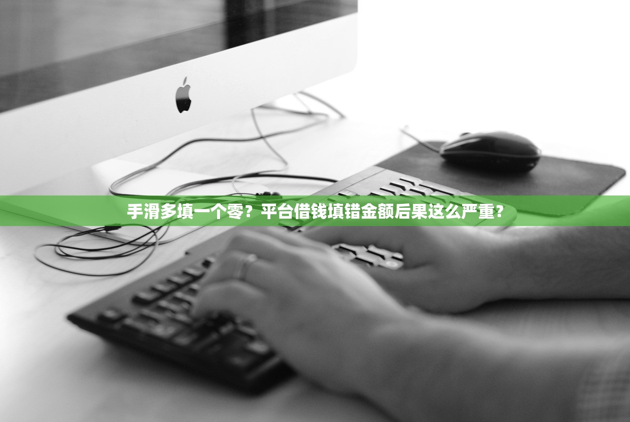手滑多填一个零?平台借钱填错金额后果这么严重? 手滑多填一个零?平台借钱填错金额后果这么严重?