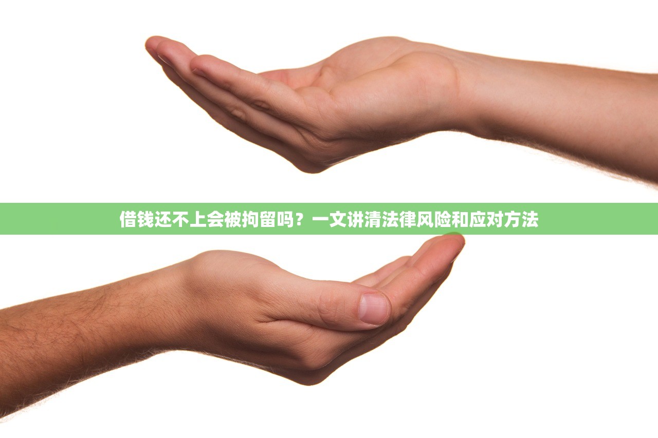 借钱还不上会被拘留吗？一文讲清法律风险和应对方法