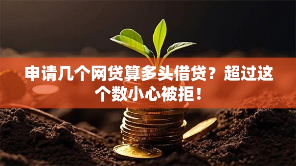 申请几个网贷算多头借贷？超过这个数小心被拒！