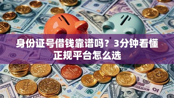 身份证号借钱靠谱吗？3分钟看懂正规平台怎么选
