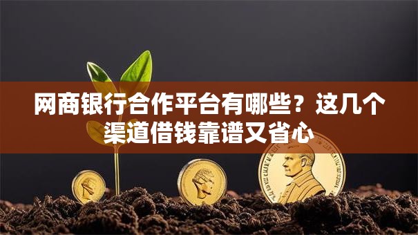 网商银行合作平台有哪些?这几个渠道借钱靠谱又省心 网商银行合作平台有哪些?这几个渠道借钱靠谱又省心