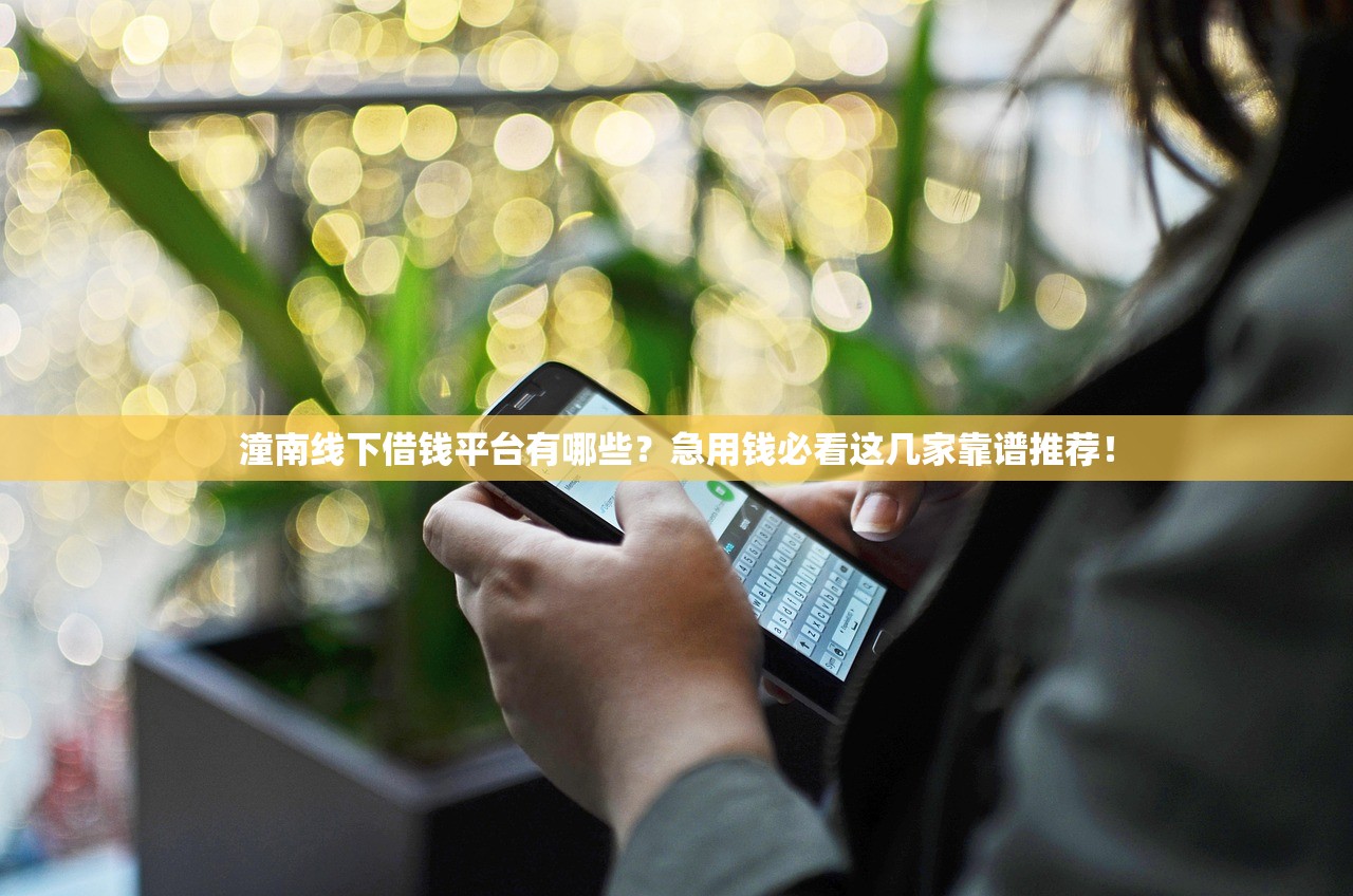 潼南线下借钱平台有哪些？急用钱必看这几家靠谱推荐！