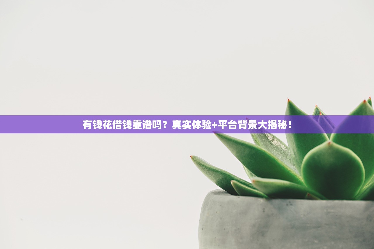 有钱花借钱靠谱吗?真实体验+平台背景大揭秘! 有钱花借钱靠谱吗?真实体验+平台背景大揭秘!