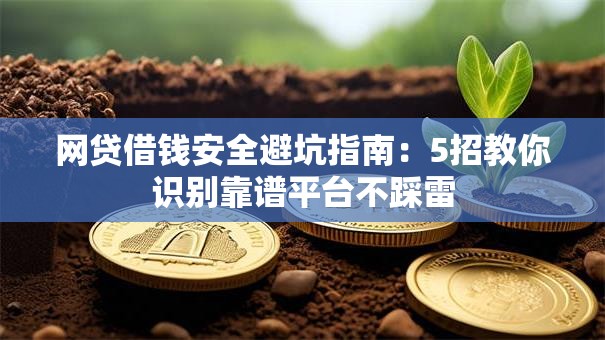网贷借钱安全避坑指南：5招教你识别靠谱平台不踩雷