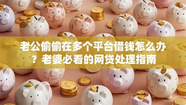 老公偷偷在多个平台借钱怎么办？老婆必看的网贷处理指南