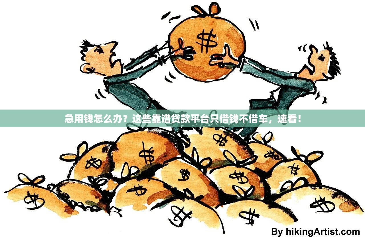 急用钱怎么办？这些靠谱贷款平台只借钱不借车，速看！