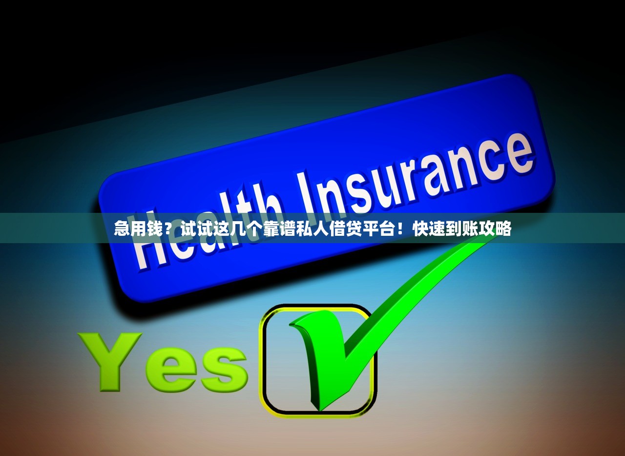 急用钱？试试这几个靠谱私人借贷平台！快速到账攻略