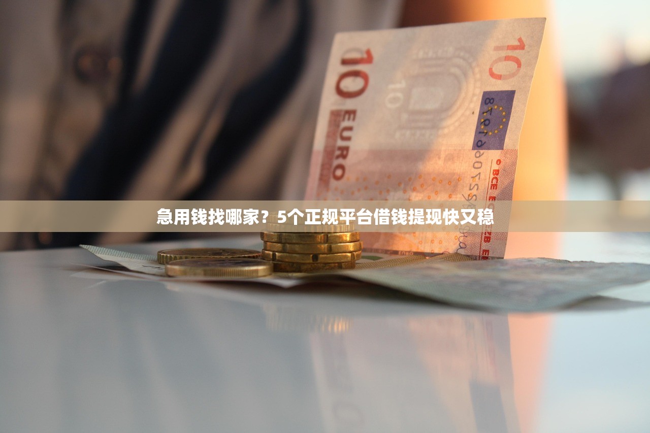 急用钱找哪家?5个正规平台借钱提现快又稳 急用钱找哪家?5个正规平台借钱提现快又稳
