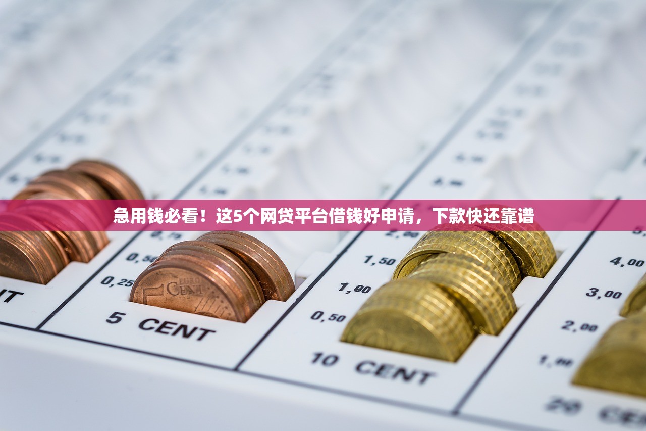 急用钱必看！这5个网贷平台借钱好申请，下款快还靠谱