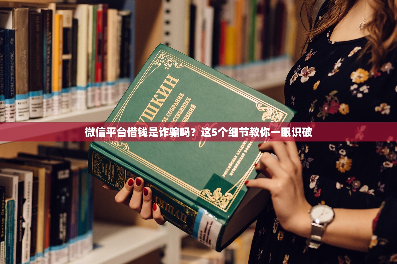 微信平台借钱是诈骗吗？这5个细节教你一眼识破