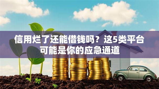 信用烂了还能借钱吗?这5类平台可能是你的应急通道 信用烂了还能借钱吗?这5类平台可能是你的应急通道