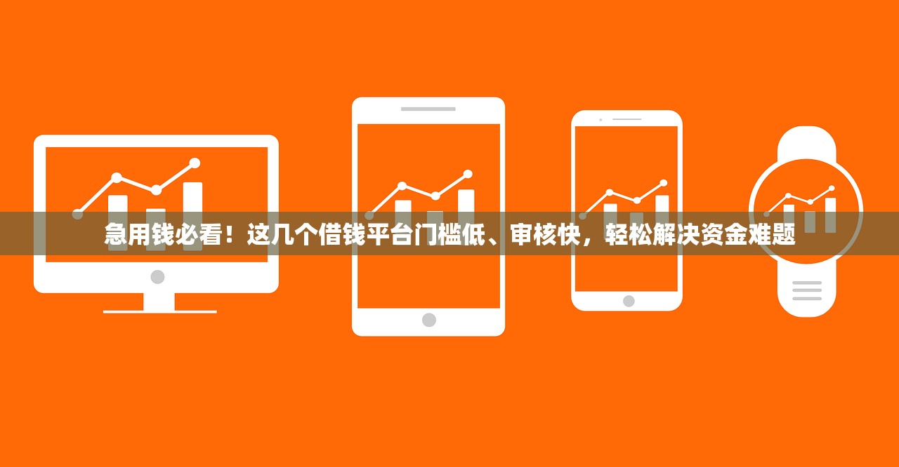 急用钱必看！这几个借钱平台门槛低、审核快，轻松解决资金难题