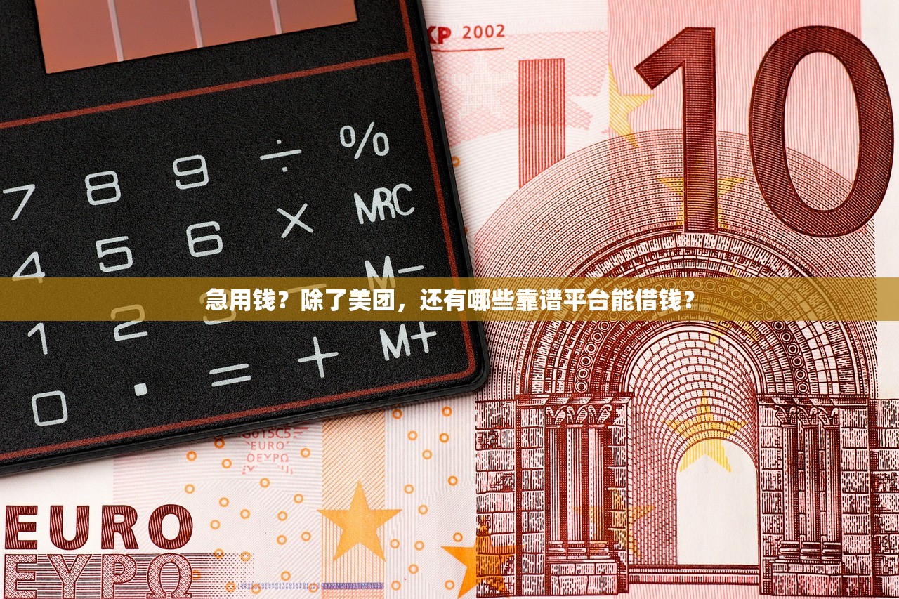急用钱?除了美团,还有哪些靠谱平台能借钱? 急用钱?除了美团,还有哪些靠谱平台能借钱?