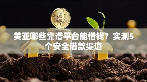 美亚哪些靠谱平台能借钱？实测5个安全借款渠道