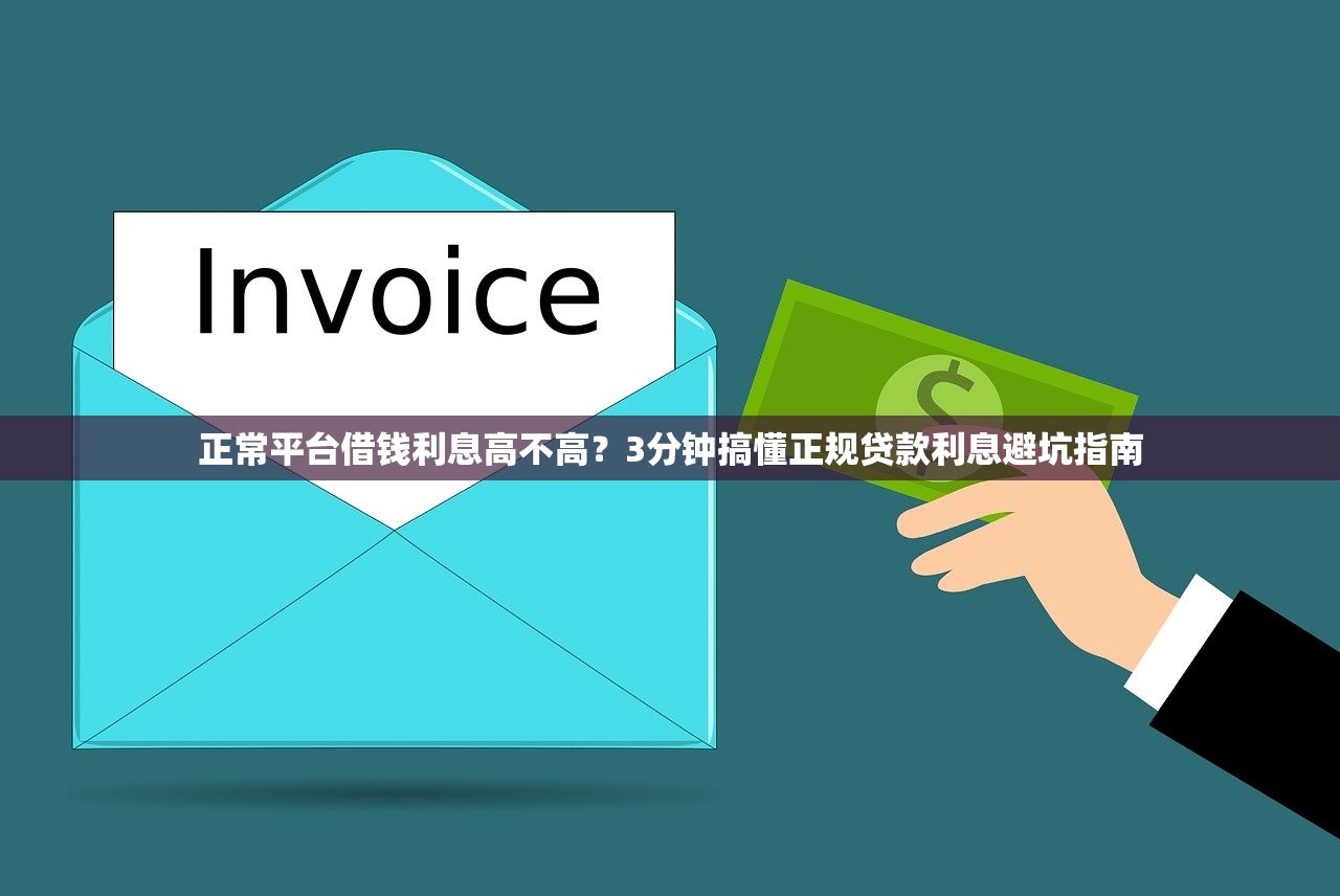 正常平台借钱利息高不高？3分钟搞懂正规贷款利息避坑指南