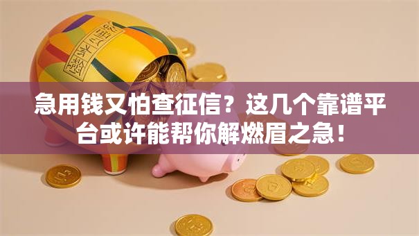 急用钱又怕查征信？这几个靠谱平台或许能帮你解燃眉之急！