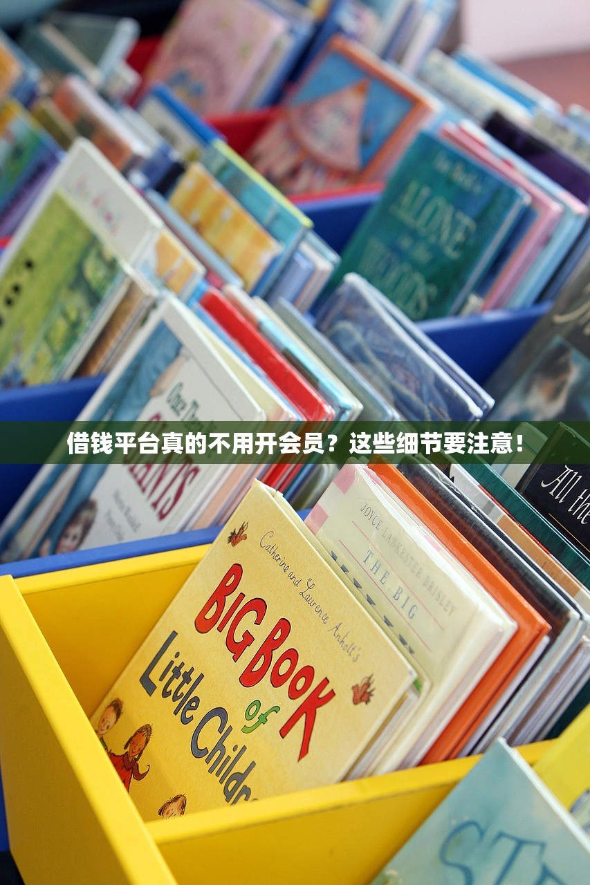 借钱平台真的不用开会员?这些细节要注意! 借钱平台真的不用开会员?这些细节要注意!