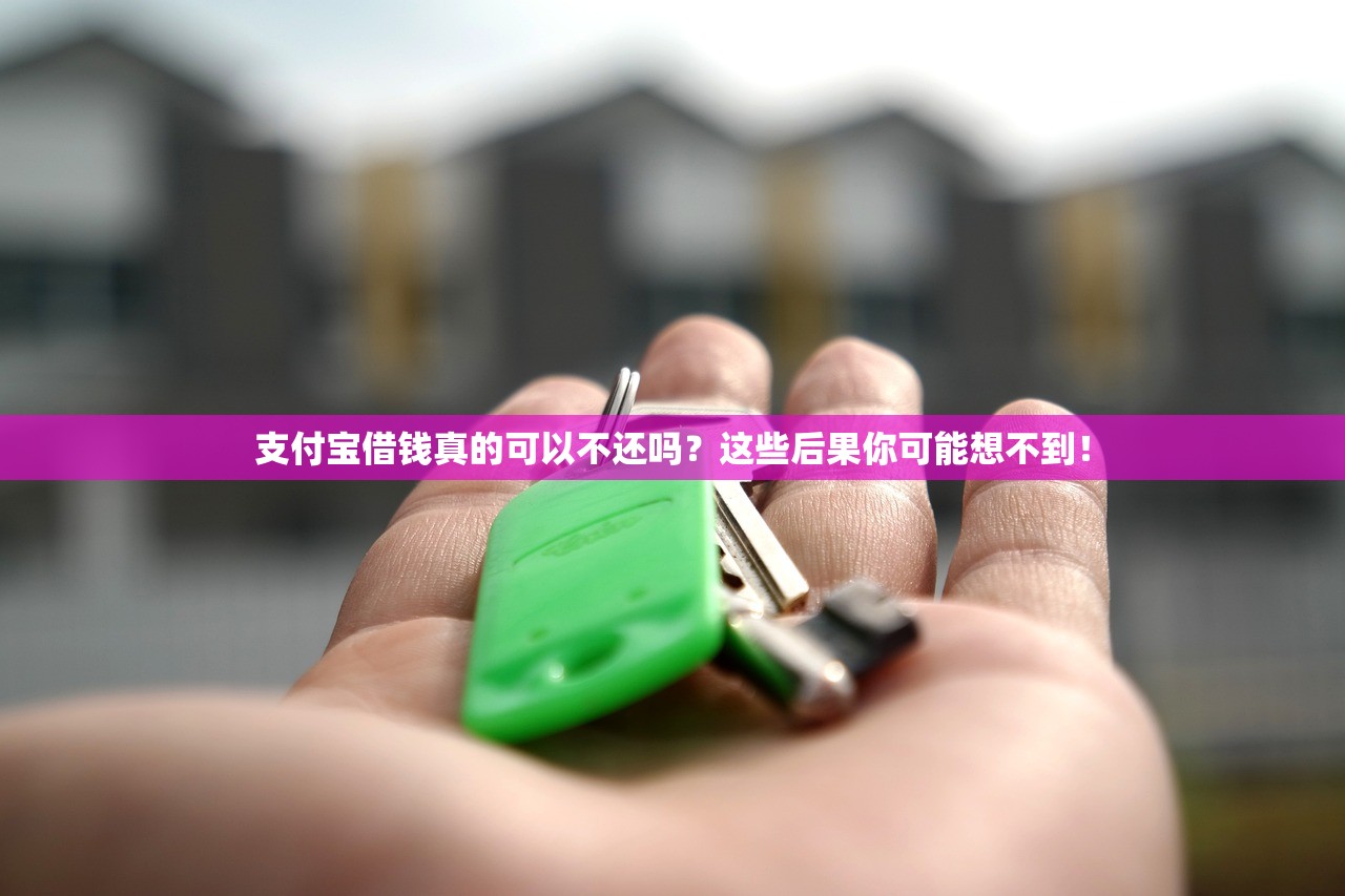 支付宝借钱真的可以不还吗？这些后果你可能想不到！