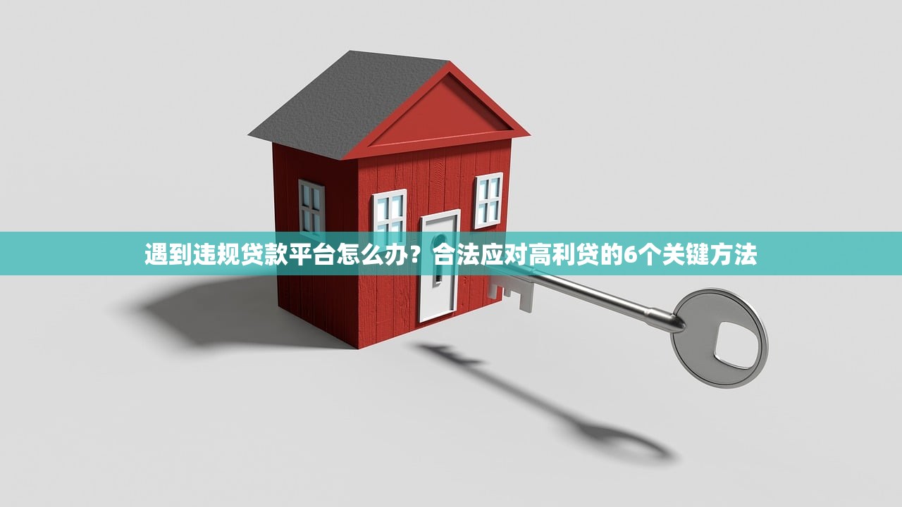 遇到违规贷款平台怎么办?合法应对高利贷的6个关键方法 遇到违规贷款平台怎么办?合法应对高利贷的6个关键方法