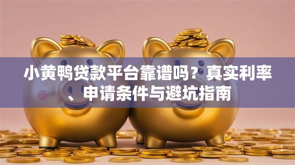 小黄鸭贷款平台靠谱吗？真实利率、申请条件与避坑指南